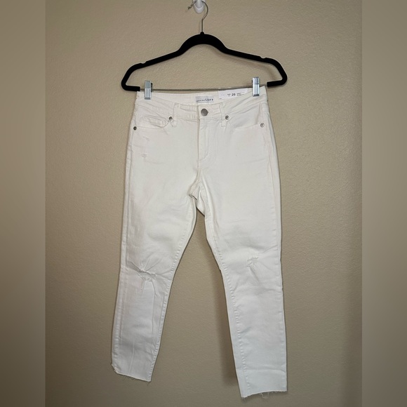 NWT Loft Curvy Skinny Crop Jeans - Picture 1 of 5